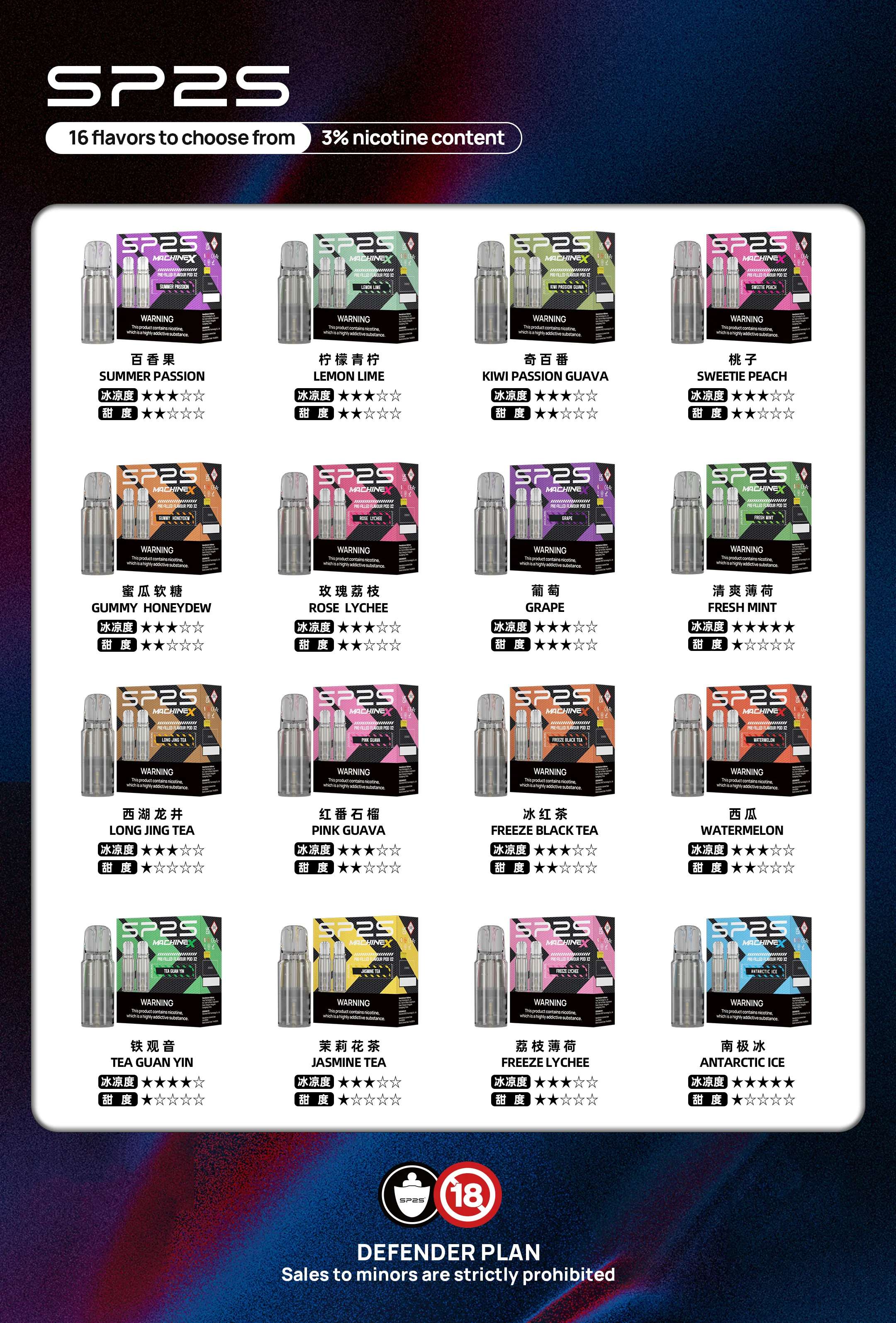 SP2S MAX專用煙彈|原廠適配煙彈・熱門口味現貨・高品質體驗(图1)