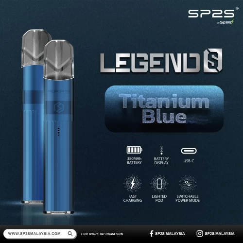 SP2S鈦色主機|鈦金屬質感設計・高顏值電子煙主機・16色現貨供應
