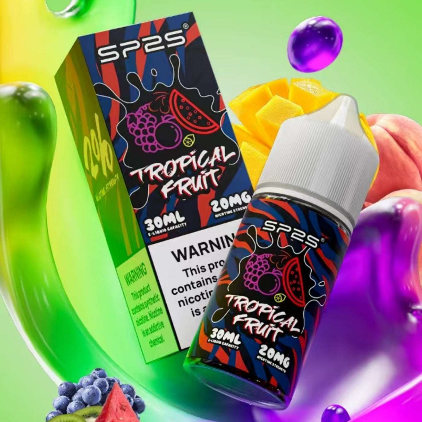 SP2S煙油冰礦泉口味|清涼順滑口感・30ml/20mg瓶裝小煙油